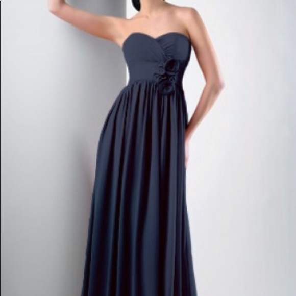 BARI JAY STRAPLESS BRIDESMAID DRESS - Picture 1 of 6